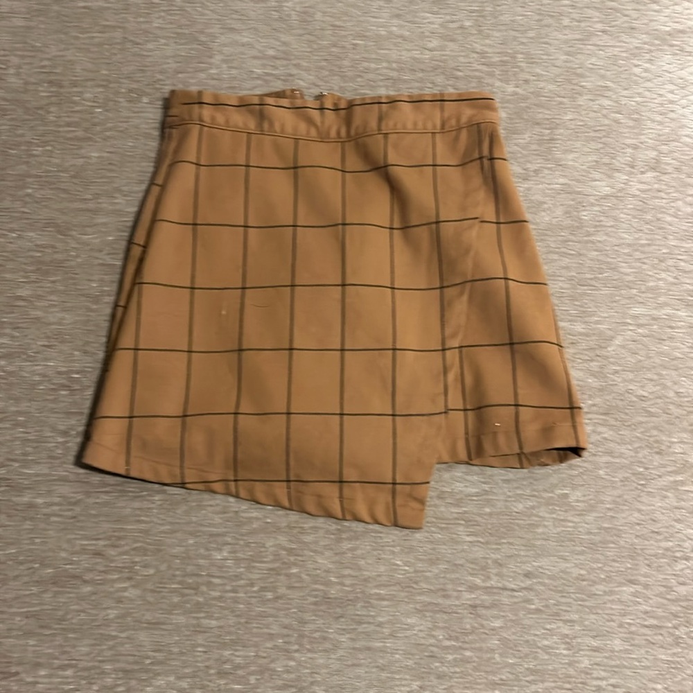 Brown Forever 21 pencil skirt